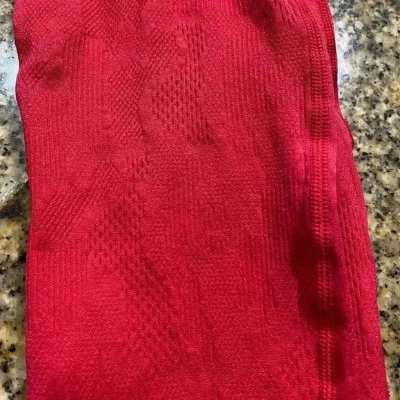 High-Waisted SculptKnit Persimmon Red Camo Legging Size XS - Picture 7 of 8